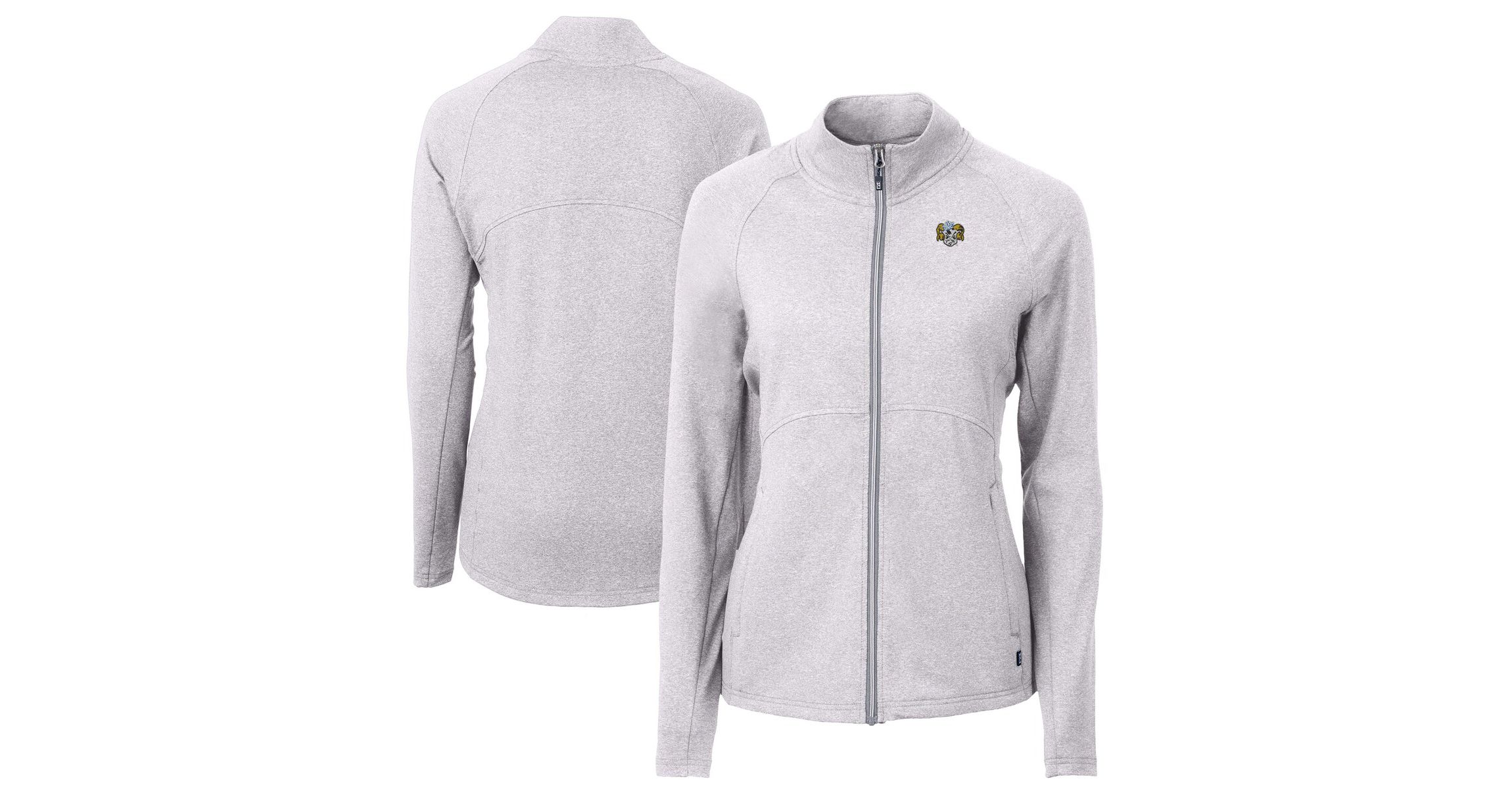 NCAA Heather North Carolina Tar Heels Vault Adapt Eco Knit Heather Recycled Full-Zip Jacket