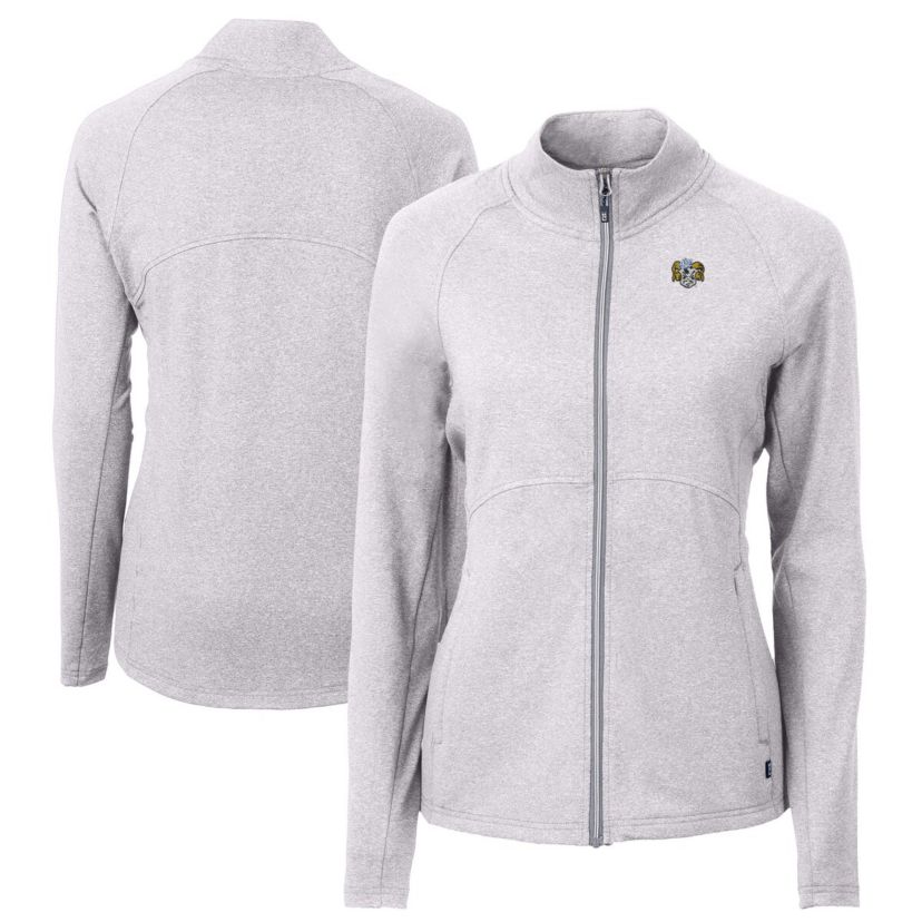 NCAA Heather North Carolina Tar Heels Vault Adapt Eco Knit Heather Recycled Full-Zip Jacket
