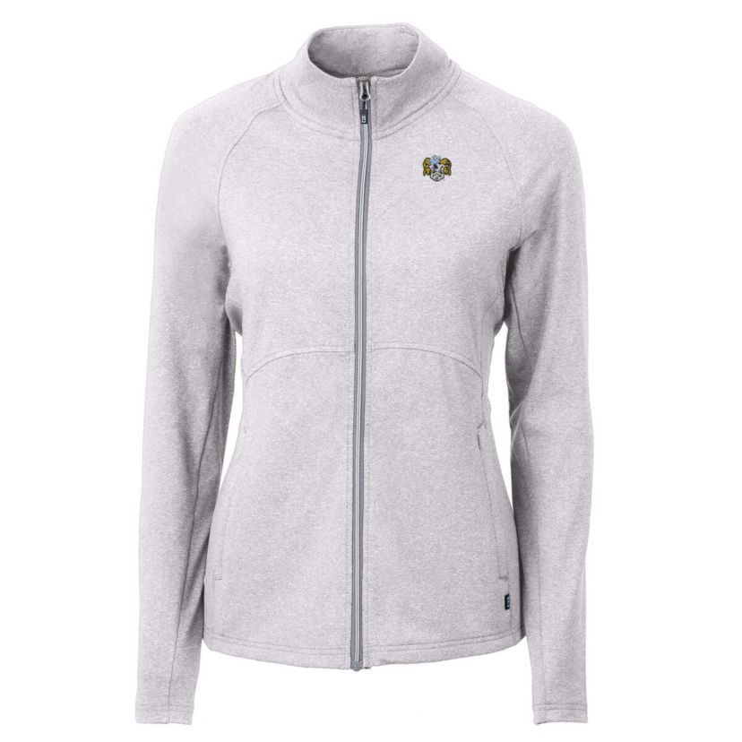 NCAA Heather North Carolina Tar Heels Vault Adapt Eco Knit Heather Recycled Full-Zip Jacket