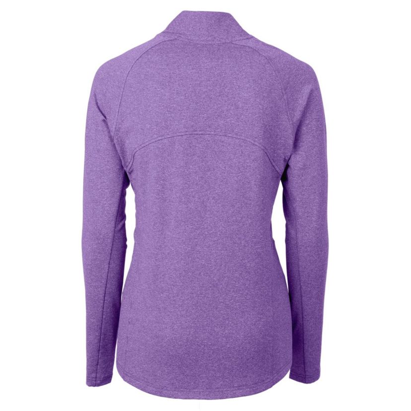 NCAA Heather Kansas State Wildcats Vault Adapt Eco Knit Heather Recycled Full-Zip Jacket