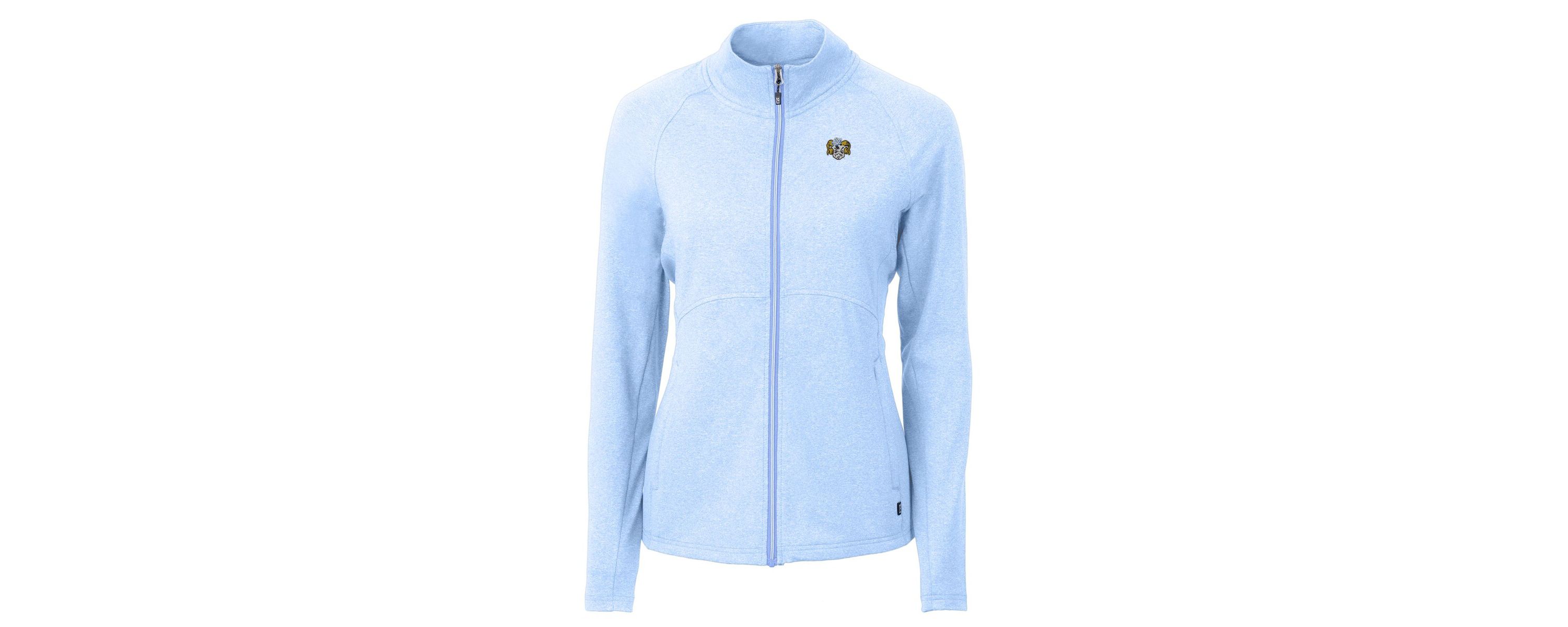 NCAA Heather Carolina North Carolina Tar Heels Vault Adapt Eco Knit Heather Recycled Full-Zip Jacket