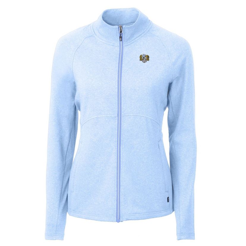 NCAA Heather Carolina North Carolina Tar Heels Vault Adapt Eco Knit Heather Recycled Full-Zip Jacket