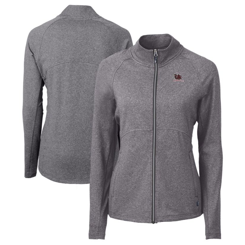 NCAA Heather South Carolina Gamecocks Vault Adapt Eco Knit Heather Recycled Full-Zip Jacket