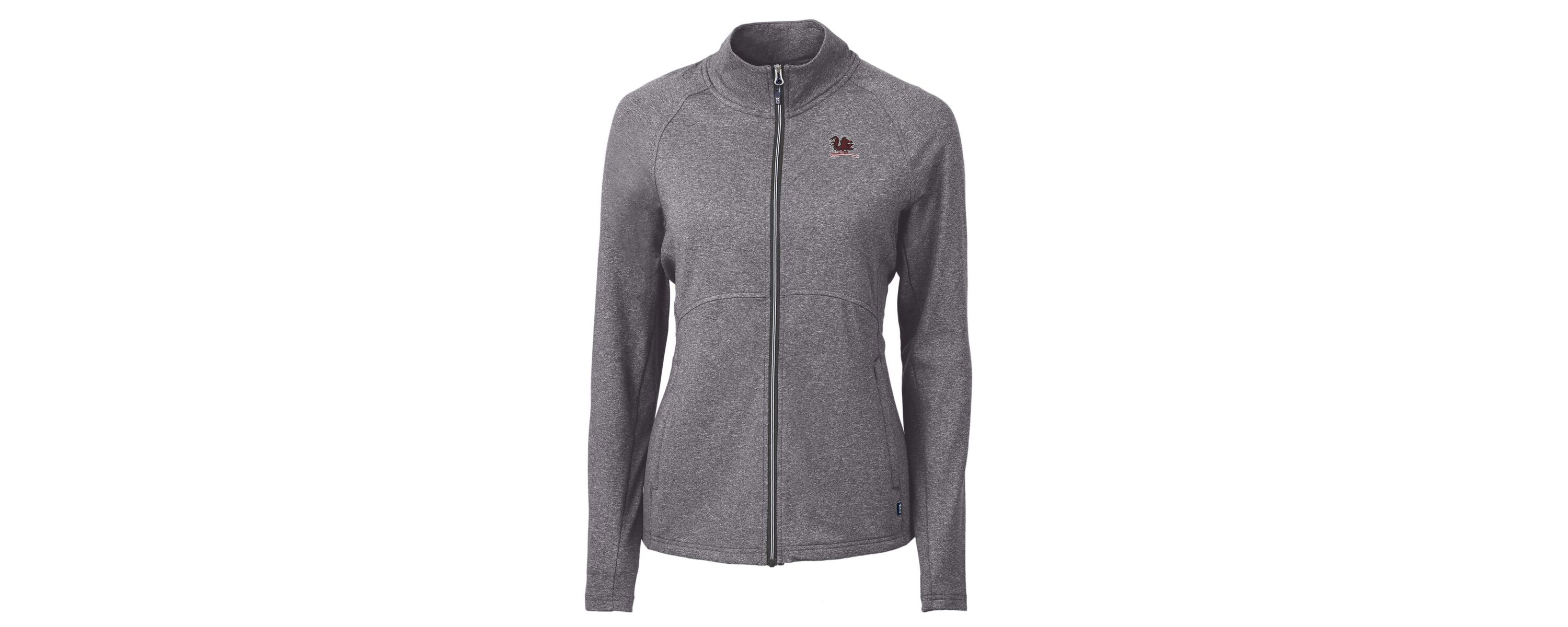 NCAA Heather South Carolina Gamecocks Vault Adapt Eco Knit Heather Recycled Full-Zip Jacket