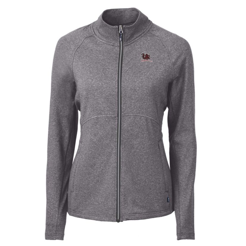 NCAA Heather South Carolina Gamecocks Vault Adapt Eco Knit Heather Recycled Full-Zip Jacket