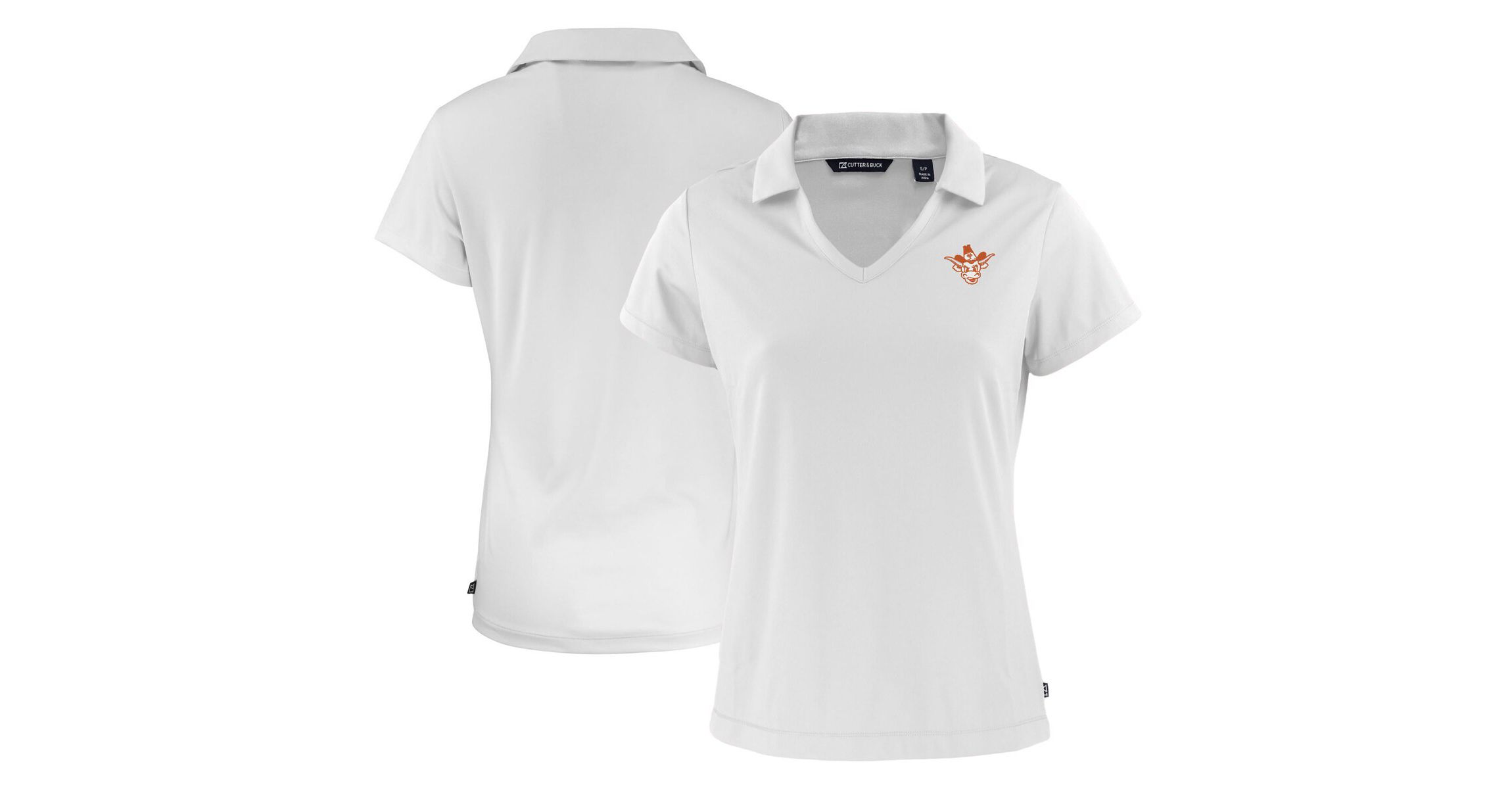 NCAA Texas Longhorns Vault Daybreak Eco Recycled V-Neck Polo