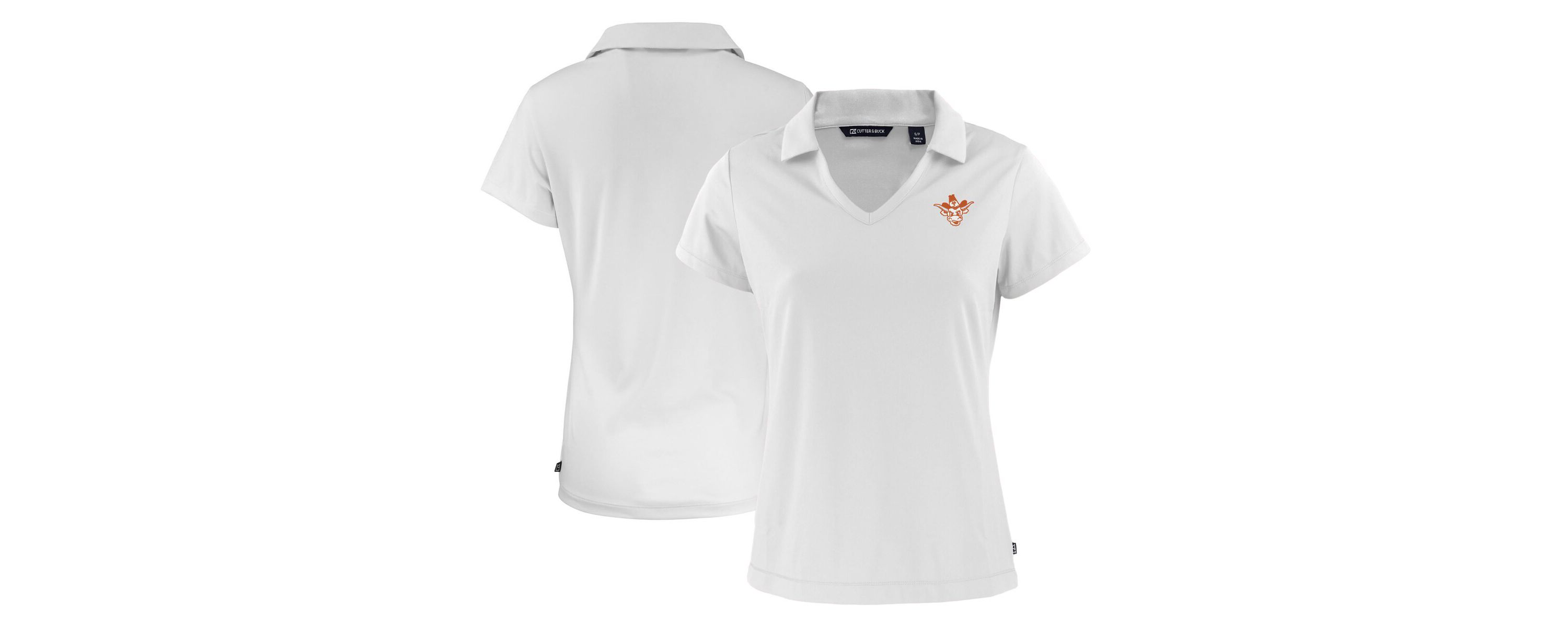 NCAA Texas Longhorns Vault Daybreak Eco Recycled V-Neck Polo