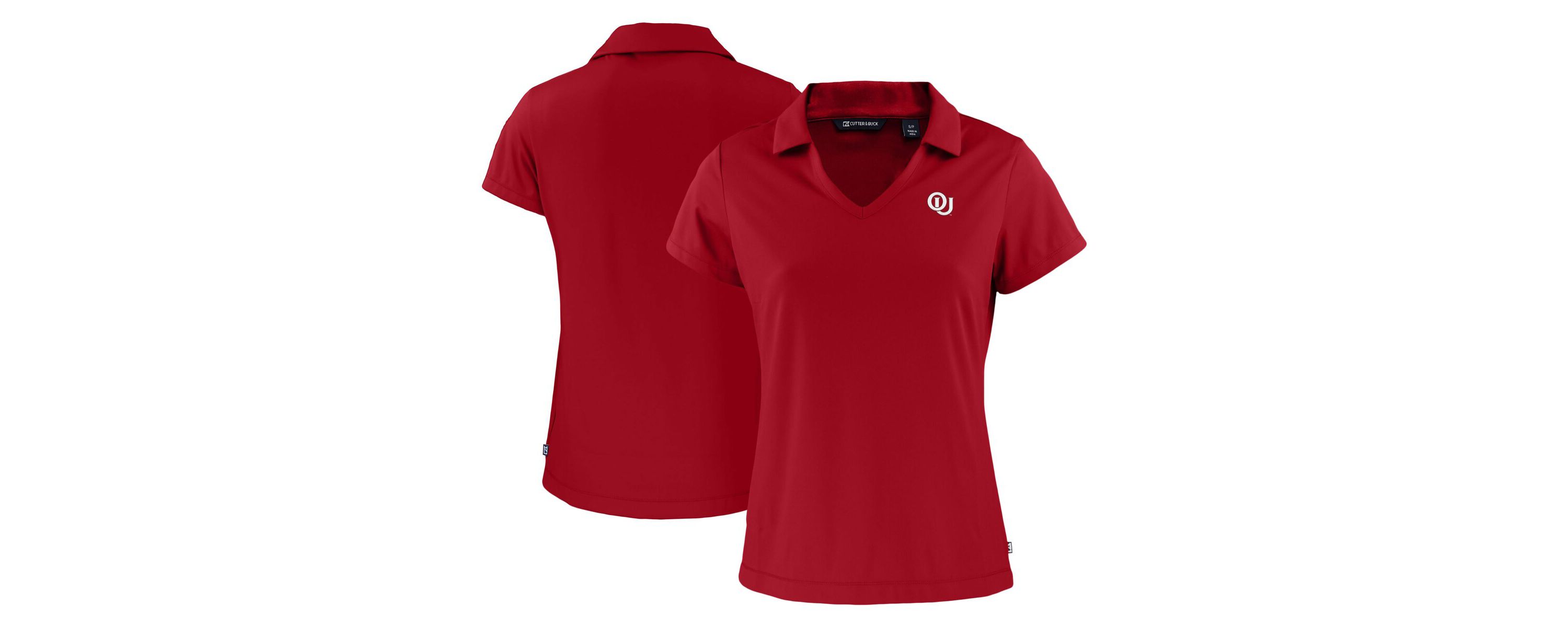 NCAA Oklahoma Sooners Vault Daybreak Eco Recycled V-Neck Polo