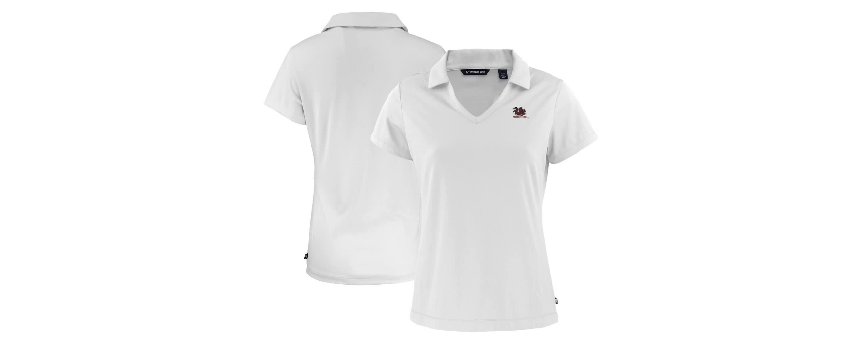 NCAA South Carolina Gamecocks Vault Daybreak Eco Recycled V-Neck Polo