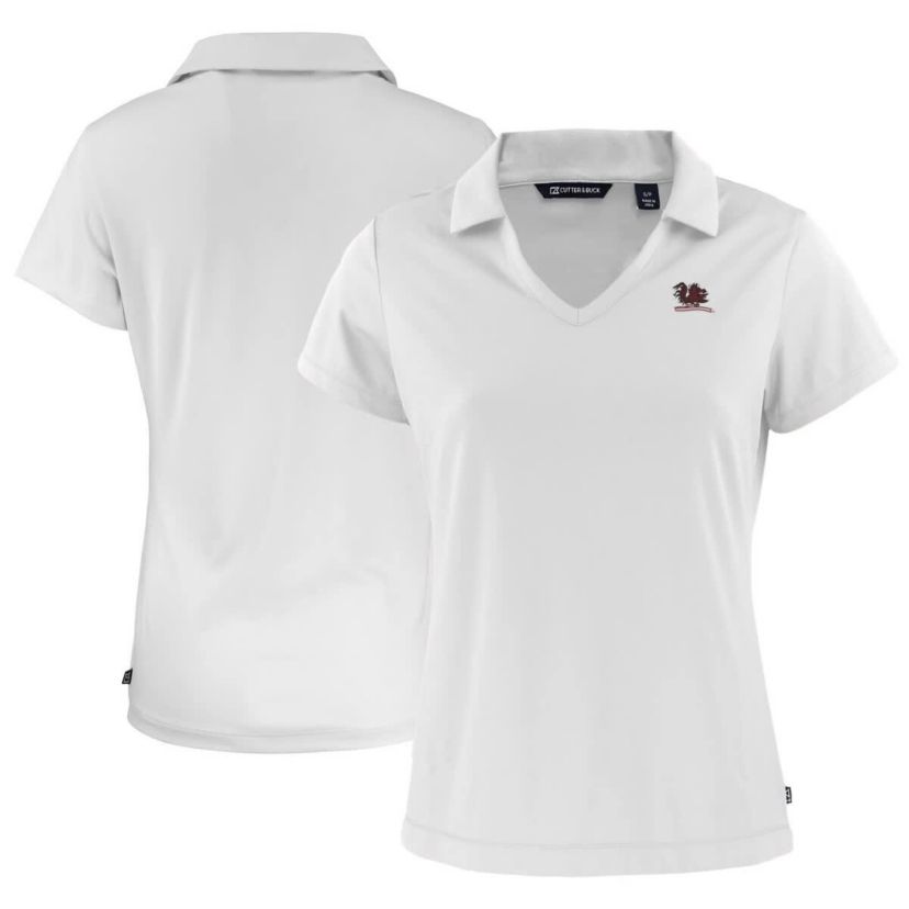 NCAA South Carolina Gamecocks Vault Daybreak Eco Recycled V-Neck Polo