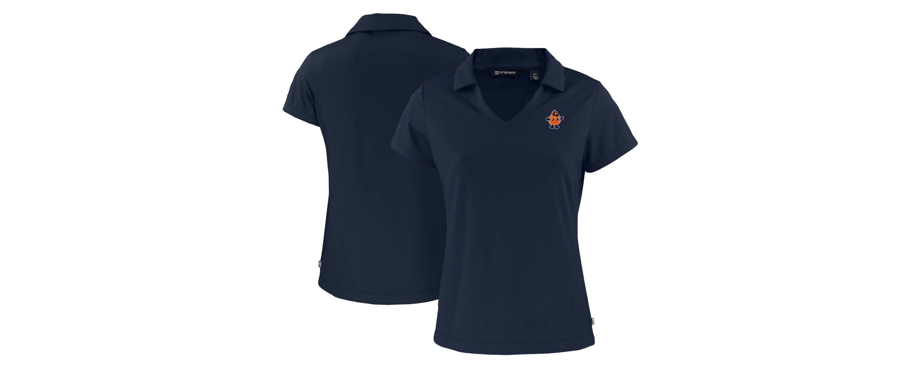 Syracuse Orange NCAA Syracuse Vault Daybreak Eco Recycled V-Neck Polo