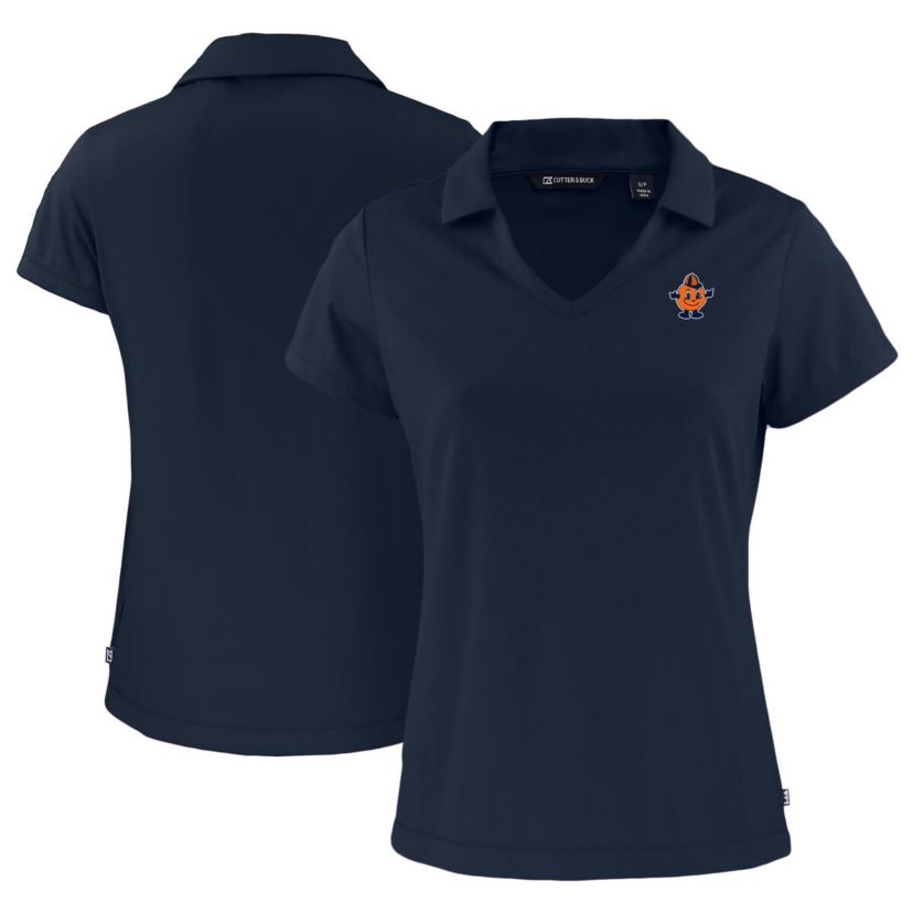 Syracuse Orange NCAA Syracuse Vault Daybreak Eco Recycled V-Neck Polo