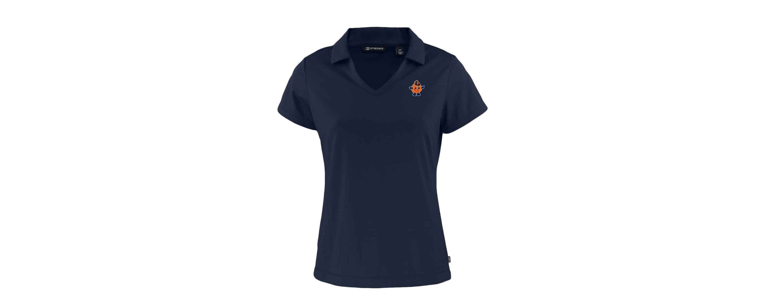 Syracuse Orange NCAA Syracuse Vault Daybreak Eco Recycled V-Neck Polo