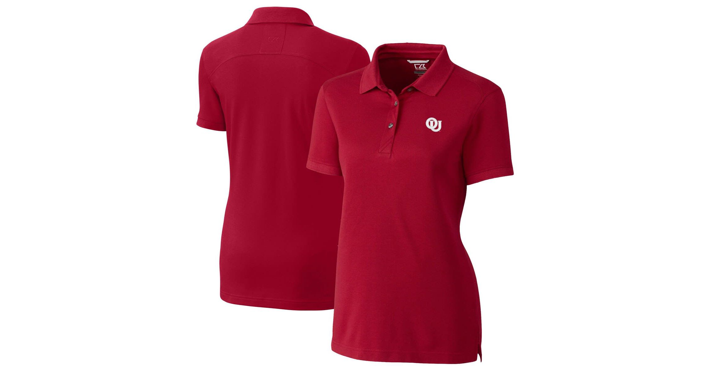 NCAA Oklahoma Sooners Vault DryTec Advantage Tri-Blend Pique Womens Polo