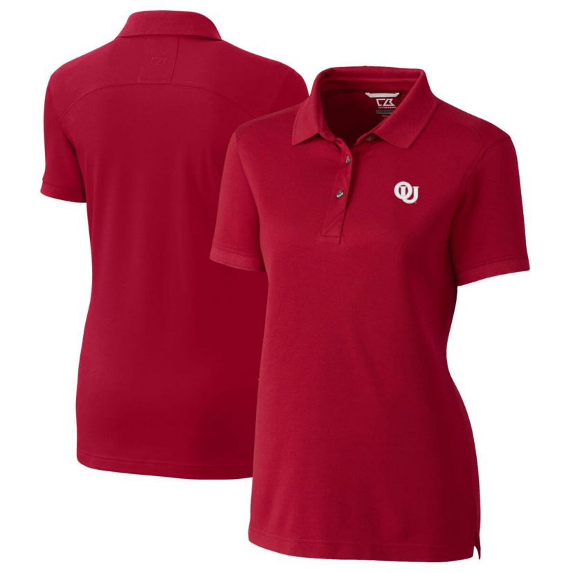 NCAA Oklahoma Sooners Vault DryTec Advantage Tri-Blend Pique Womens Polo