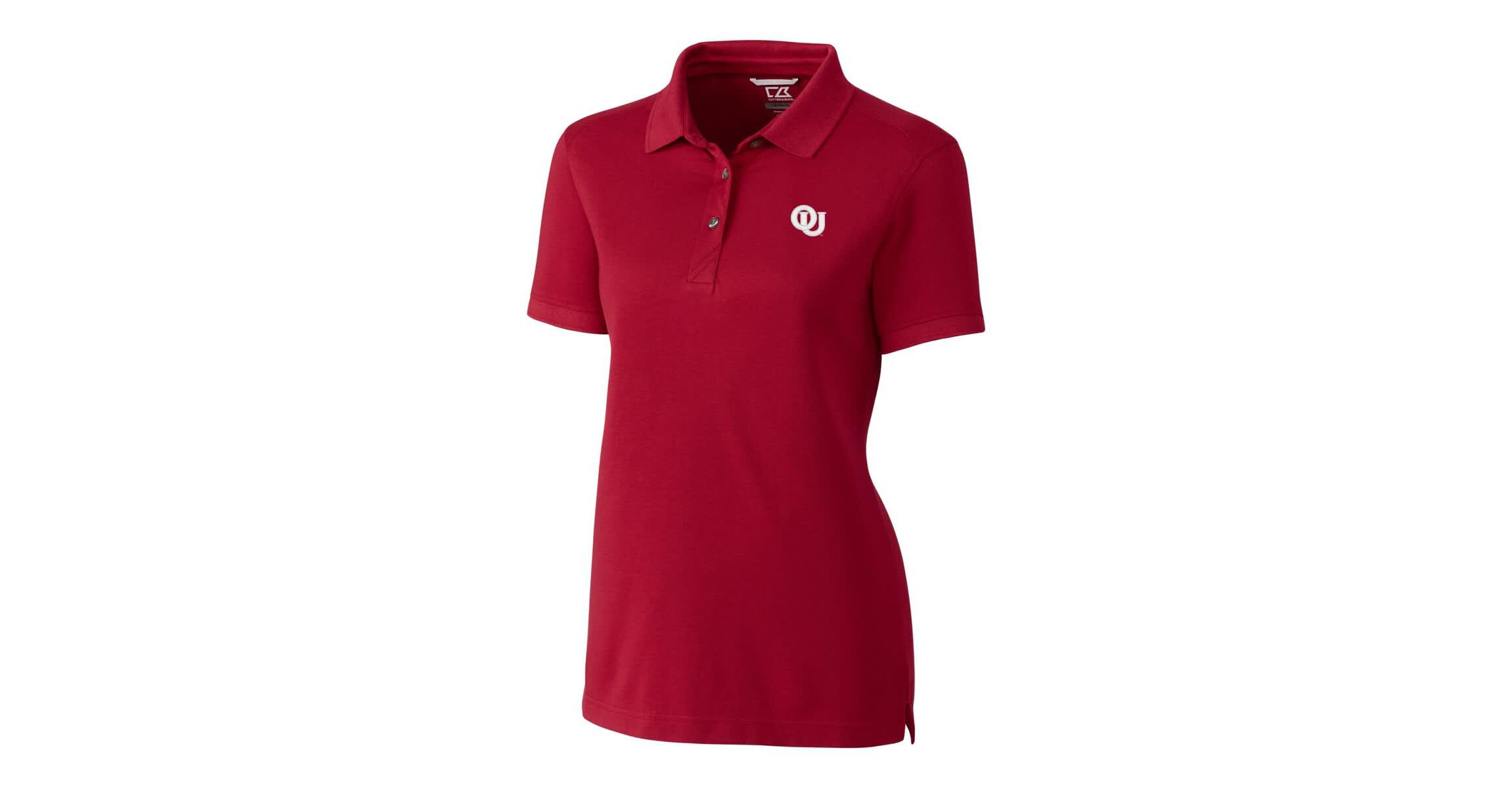 NCAA Oklahoma Sooners Vault DryTec Advantage Tri-Blend Pique Womens Polo