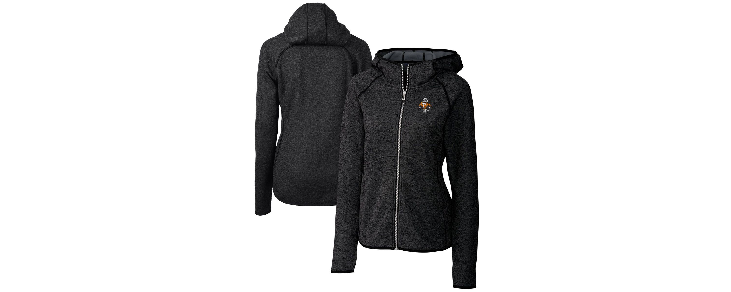 NCAA Heather Tennessee Volunteers Vault Mainsail Full-Zip Hooded Jacket