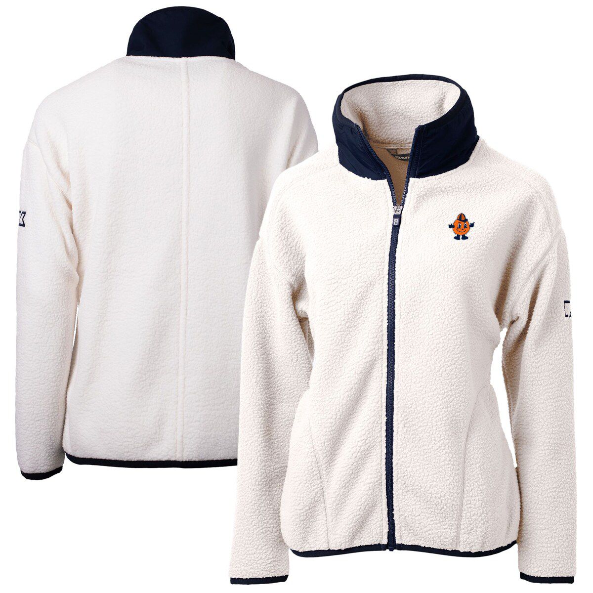 Syracuse Orange NCAA Syracuse Cascade Eco Sherpa Full-Zip Fleece Jacket
