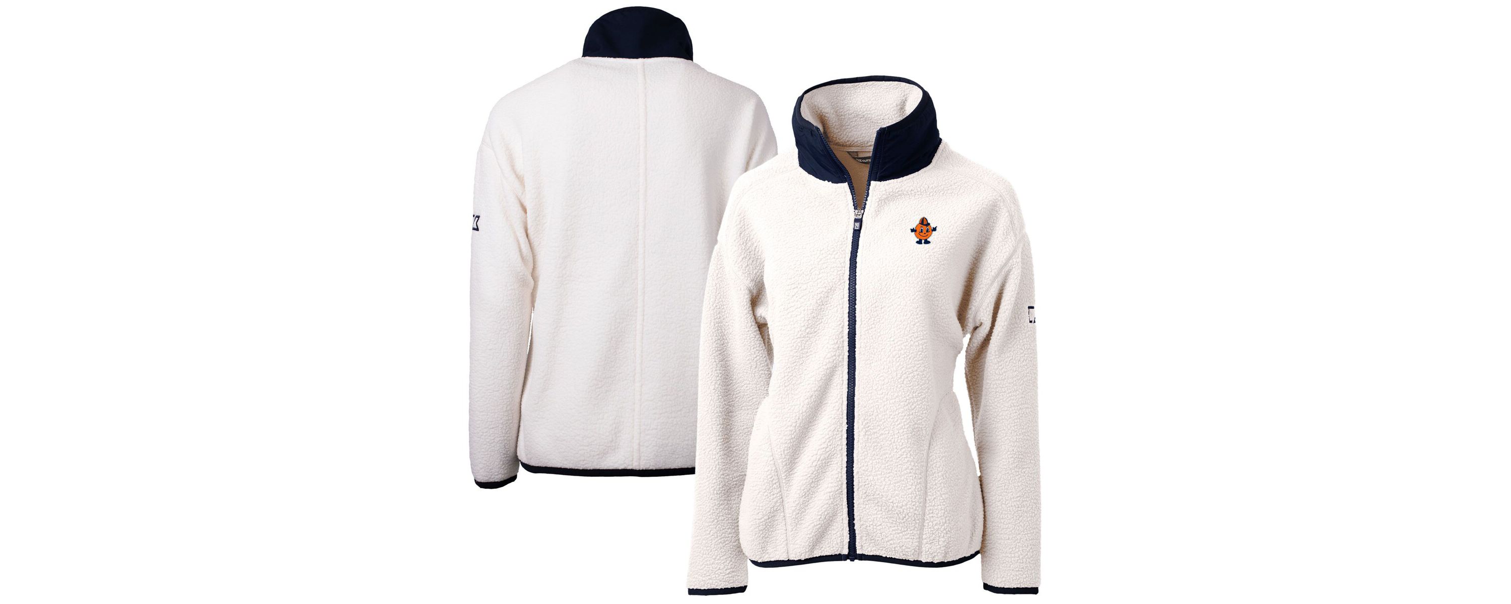 Syracuse Orange NCAA Syracuse Cascade Eco Sherpa Full-Zip Fleece Jacket