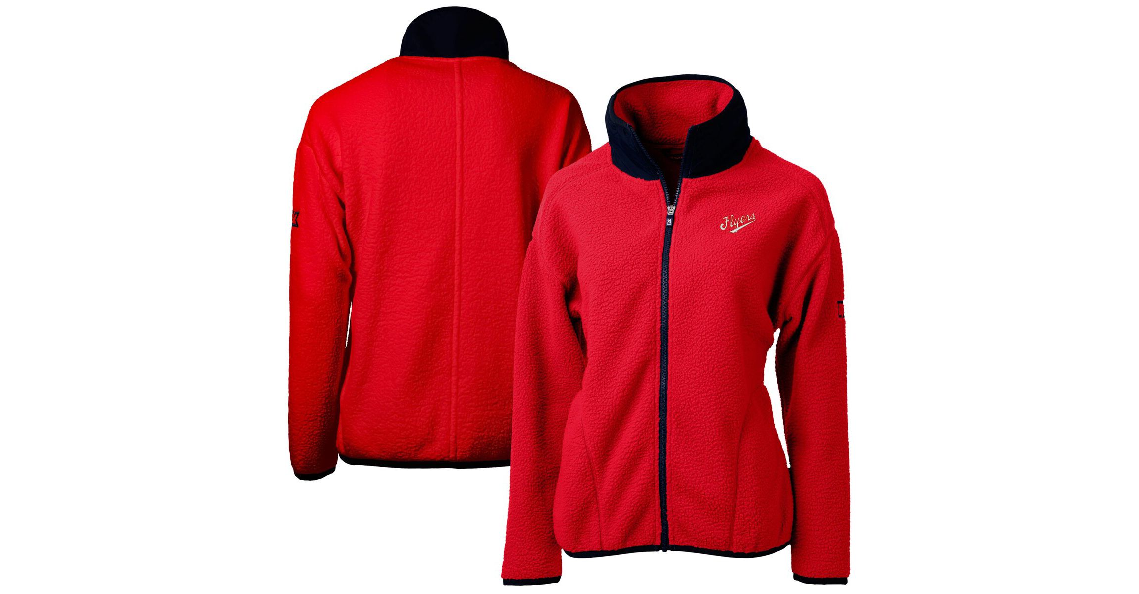 NCAA Dayton Flyers Cascade Eco Sherpa Full-Zip Fleece Jacket