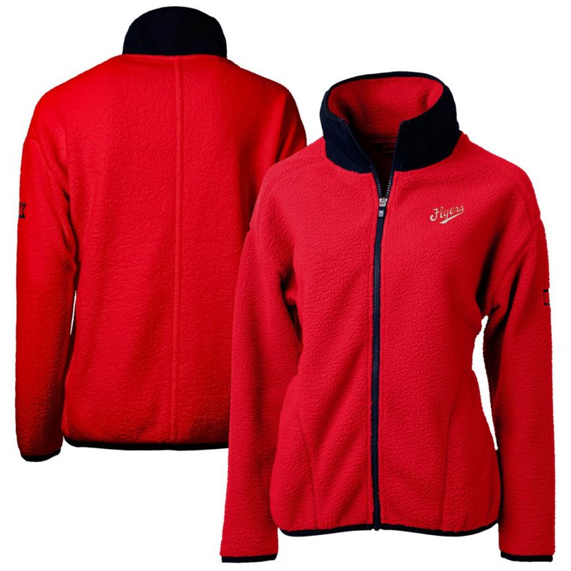 NCAA Dayton Flyers Cascade Eco Sherpa Full-Zip Fleece Jacket