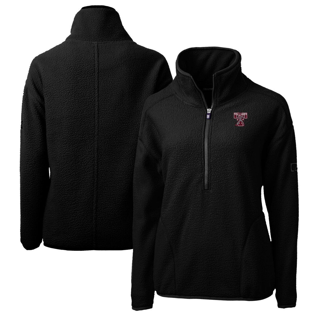 NCAA Texas A&M Aggies Vault Cascade Eco Sherpa Fleece Half-Zip Pullover Jacket