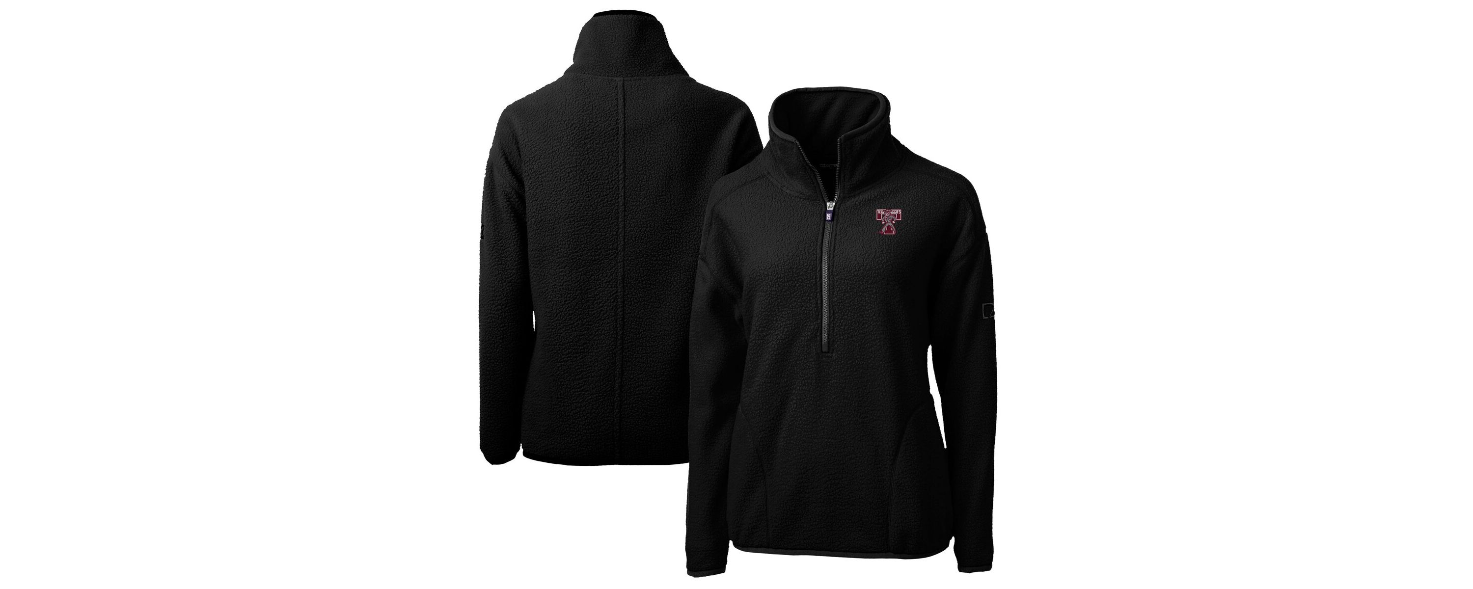 NCAA Texas A&M Aggies Vault Cascade Eco Sherpa Fleece Half-Zip Pullover Jacket