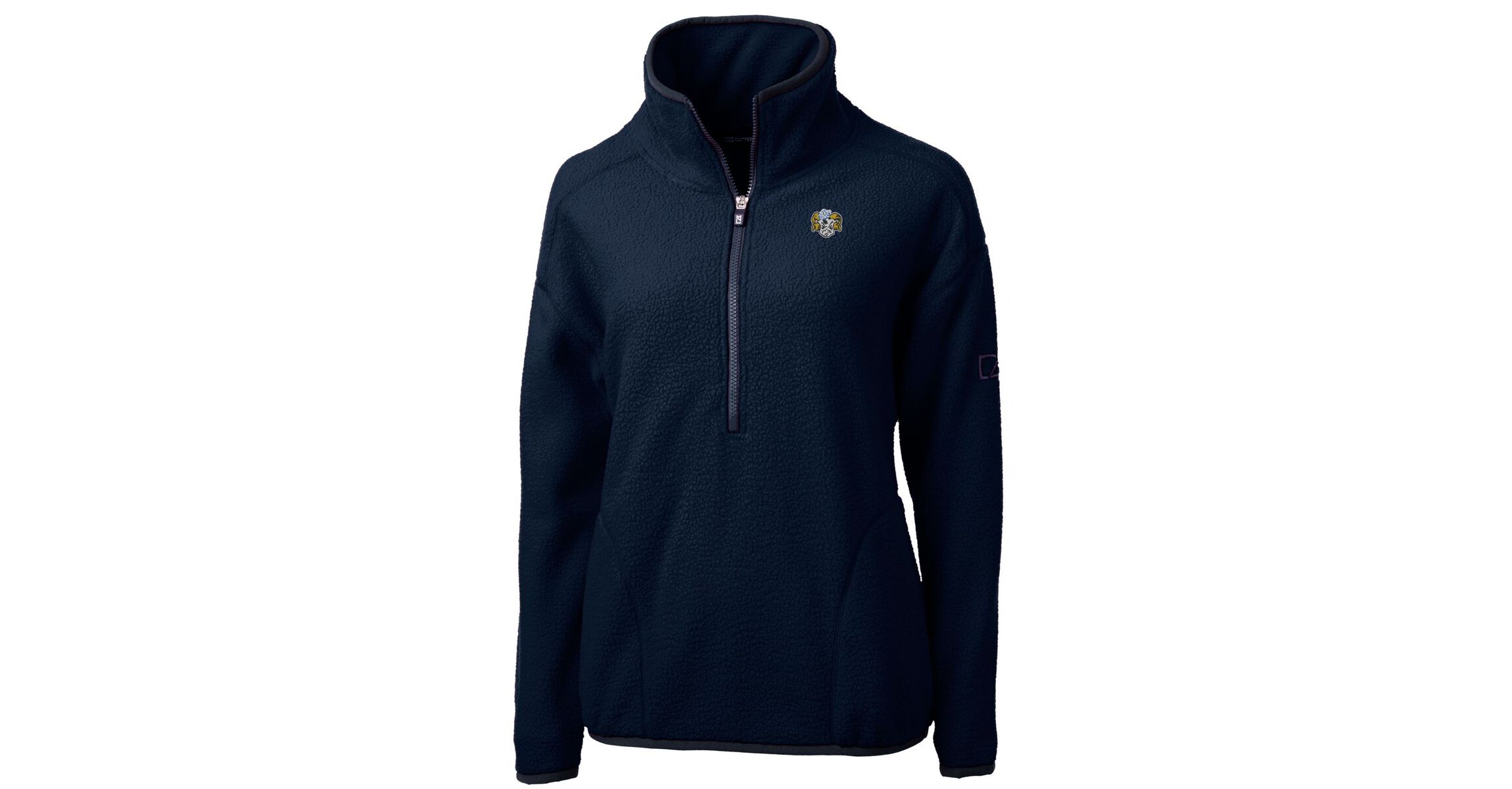NCAA North Carolina Tar Heels Vault Cascade Eco Sherpa Fleece Half-Zip Pullover Jacket