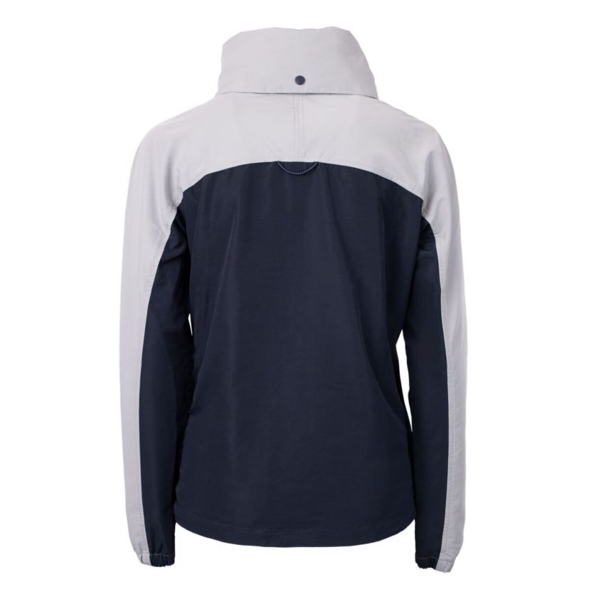 Syracuse Orange NCAA Navy/Gray Syracuse Vault Charter Eco Recycled Half-Zip Anorak Jacket
