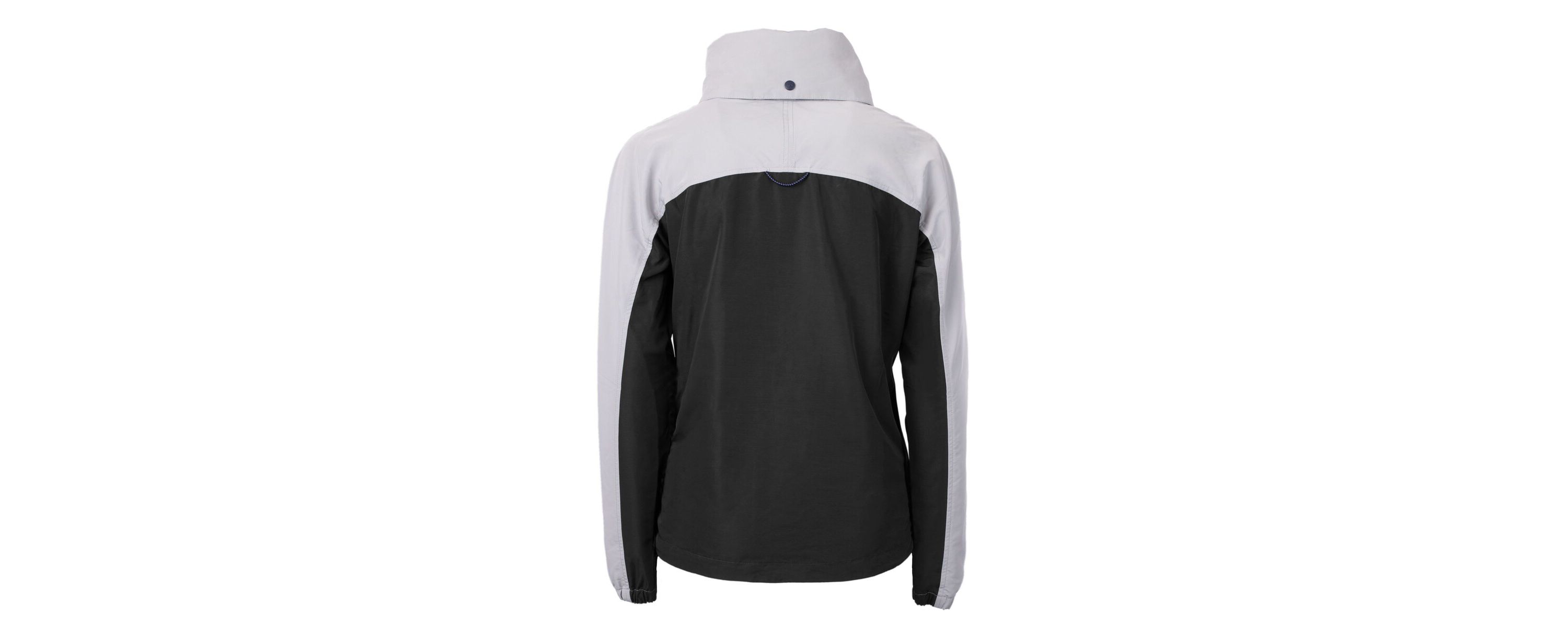 NCAA Black/Gray Oklahoma Sooners Vault Charter Eco Recycled Half-Zip Anorak Jacket