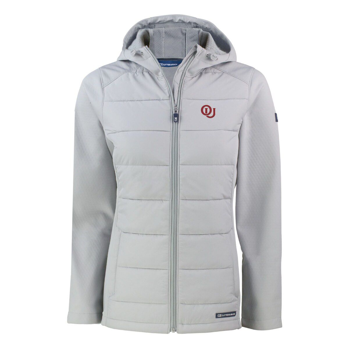 NCAA Oklahoma Sooners Vault Evoke Hybrid Eco Softshell Recycled Full-Zip Hooded Jacket