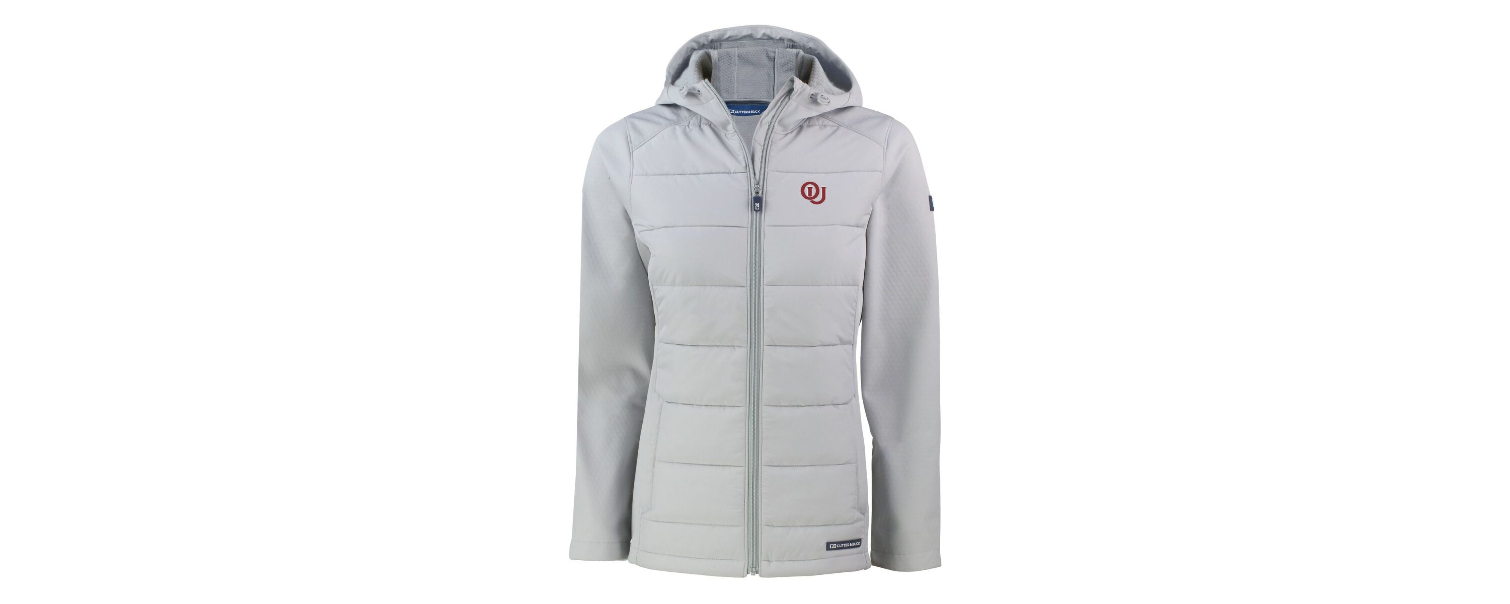 NCAA Oklahoma Sooners Vault Evoke Hybrid Eco Softshell Recycled Full-Zip Hooded Jacket