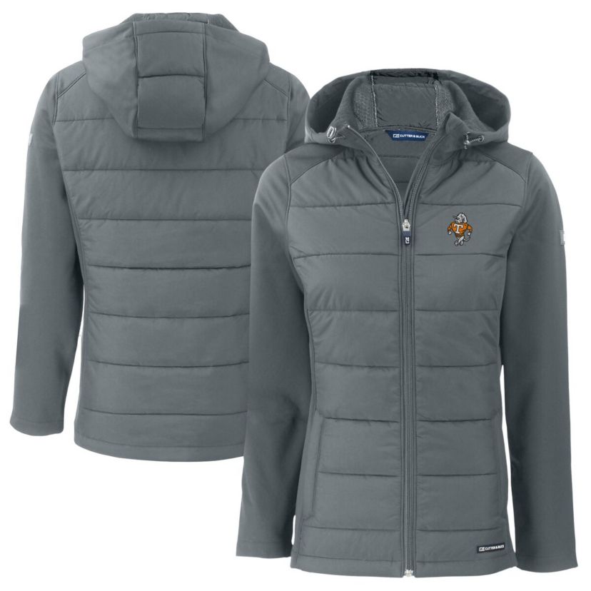 NCAA Tennessee Volunteers Vault Evoke Hybrid Eco Softshell Recycled Full-Zip Hooded Jacket