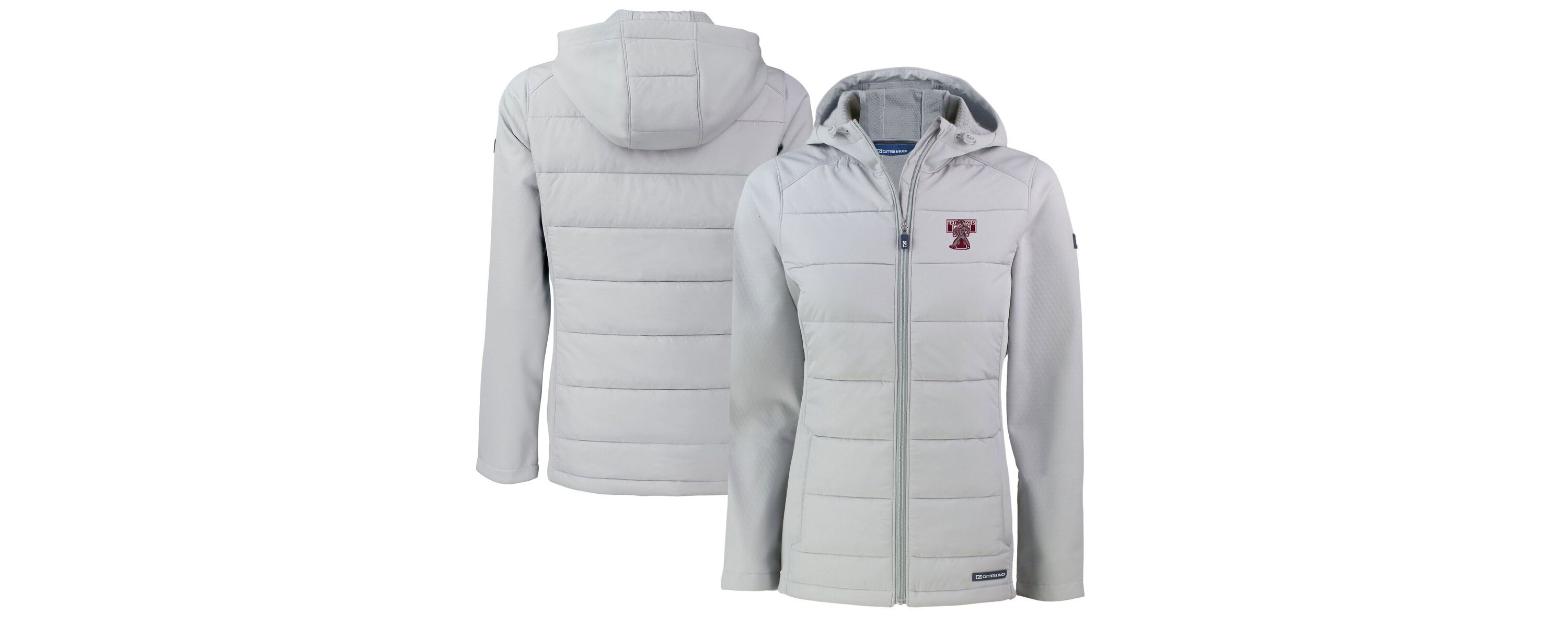 NCAA Texas A&M Aggies Vault Evoke Hybrid Eco Softshell Recycled Full-Zip Hooded Jacket