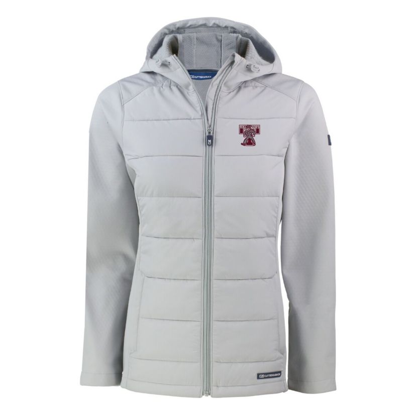NCAA Texas A&M Aggies Vault Evoke Hybrid Eco Softshell Recycled Full-Zip Hooded Jacket