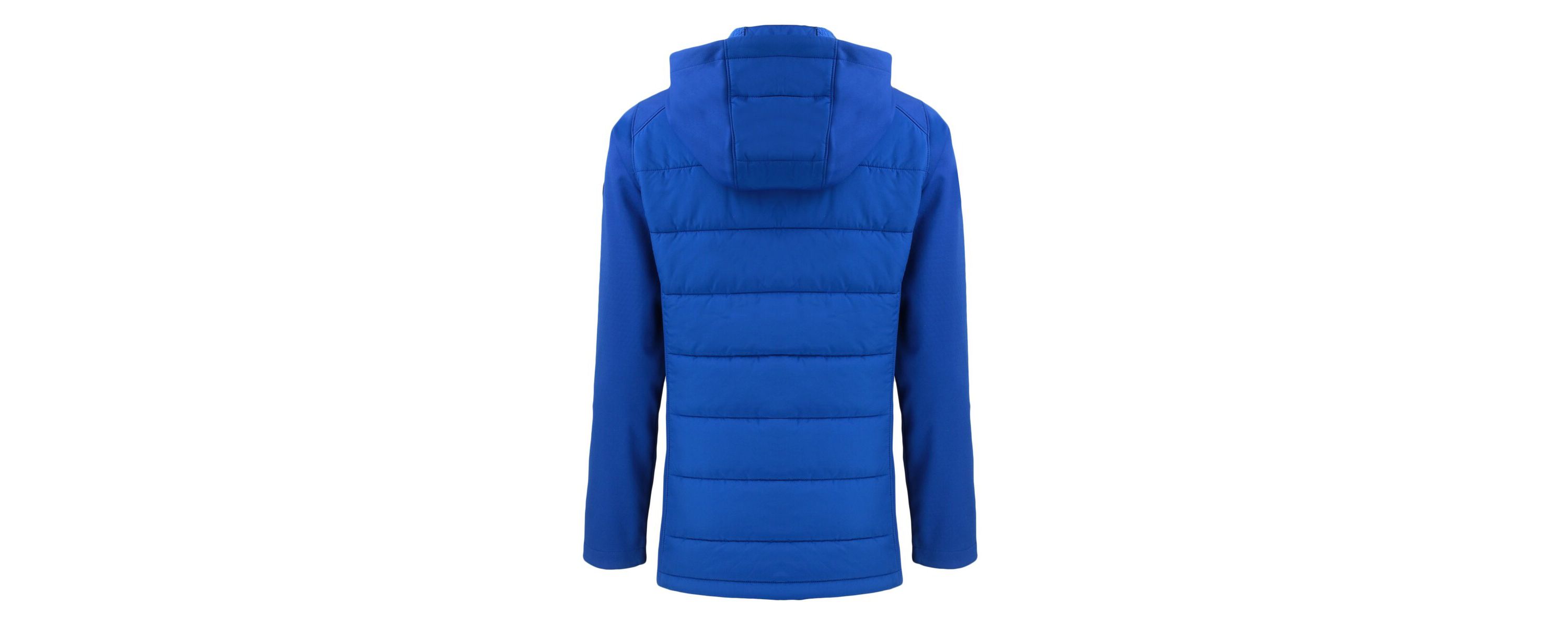 NCAA Montana State Bobcats Vault Evoke Hybrid Eco Softshell Recycled Full-Zip Hooded Jacket