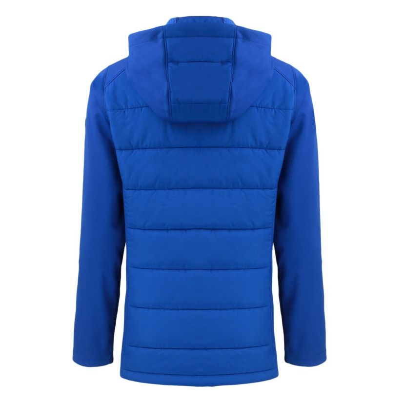 NCAA Montana State Bobcats Vault Evoke Hybrid Eco Softshell Recycled Full-Zip Hooded Jacket