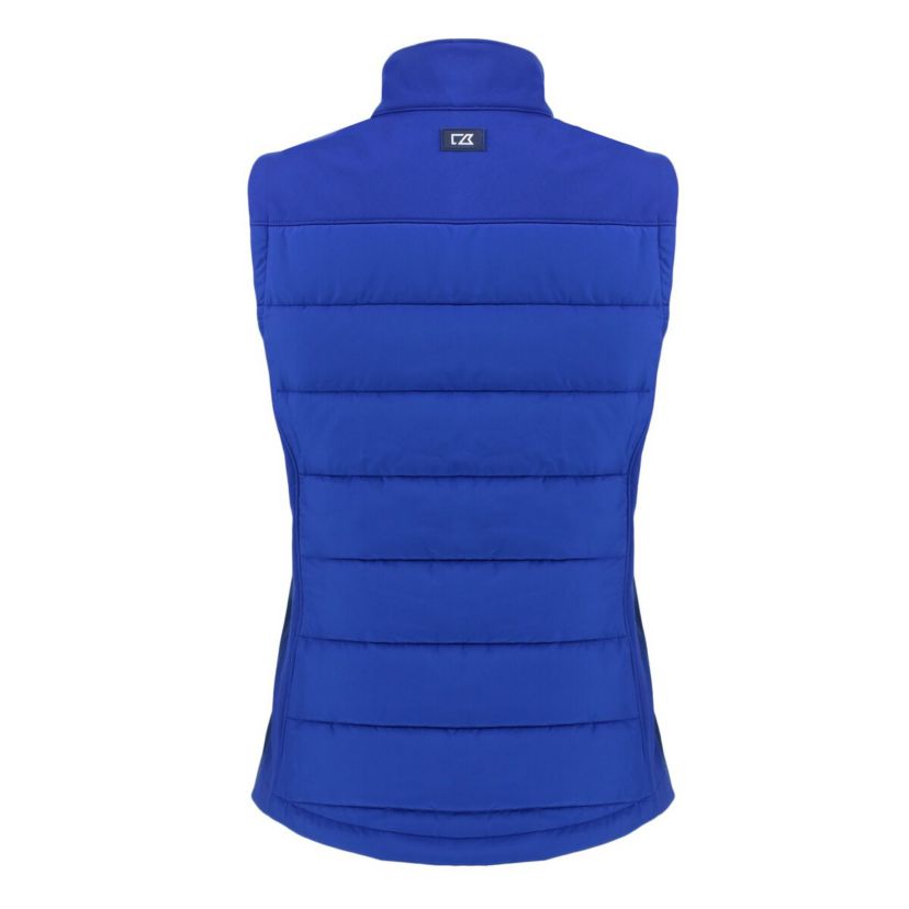 NCAA SMU Mustangs Vault Evoke Hybrid Eco Softshell Recycled Full-Zip Vest