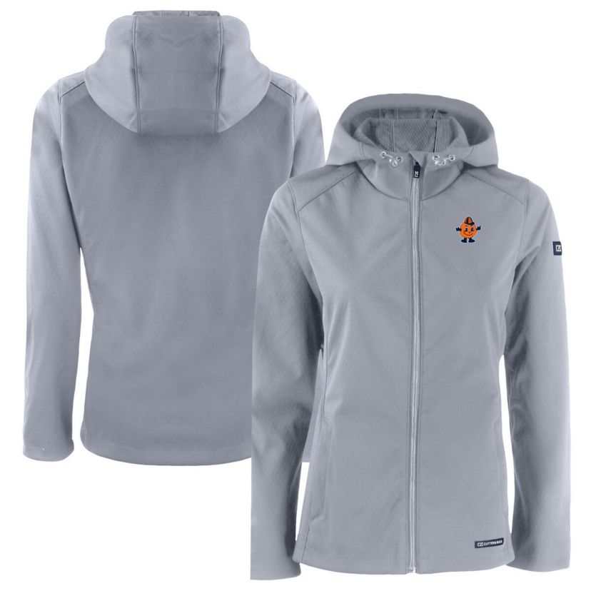 Syracuse Orange NCAA Syracuse Evoke Eco Softshell Recycled Full-Zip Hooded Jacket
