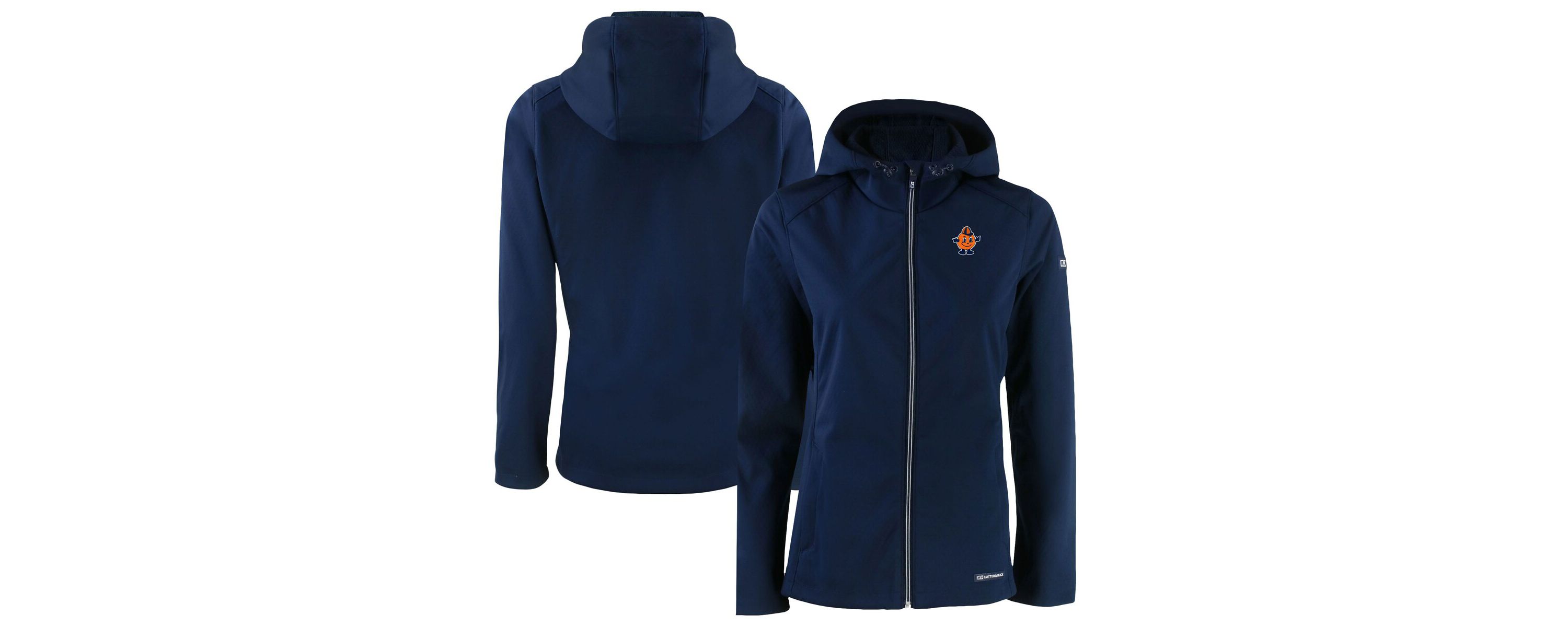 Syracuse Orange NCAA Syracuse Evoke Eco Softshell Recycled Full-Zip Hooded Jacket