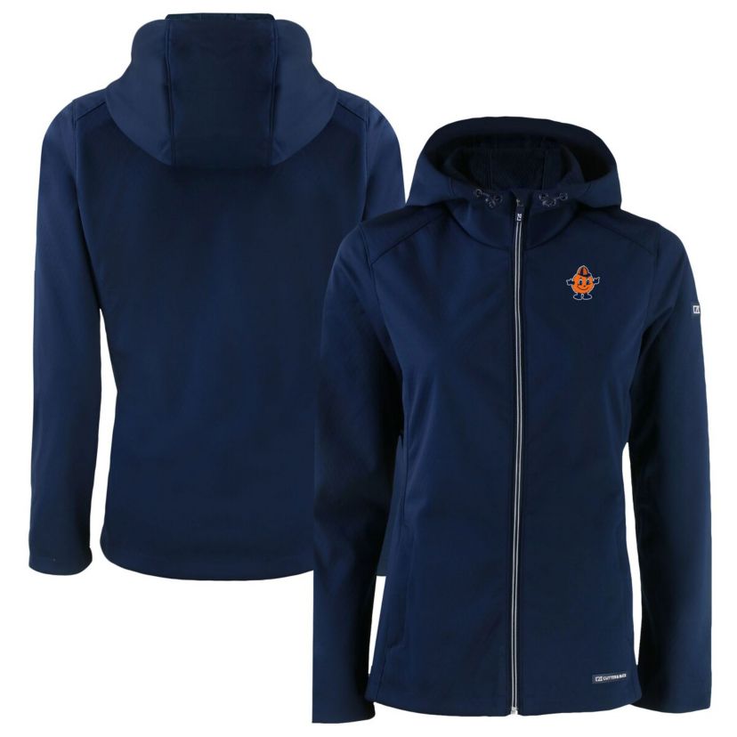 Syracuse Orange NCAA Syracuse Evoke Eco Softshell Recycled Full-Zip Hooded Jacket