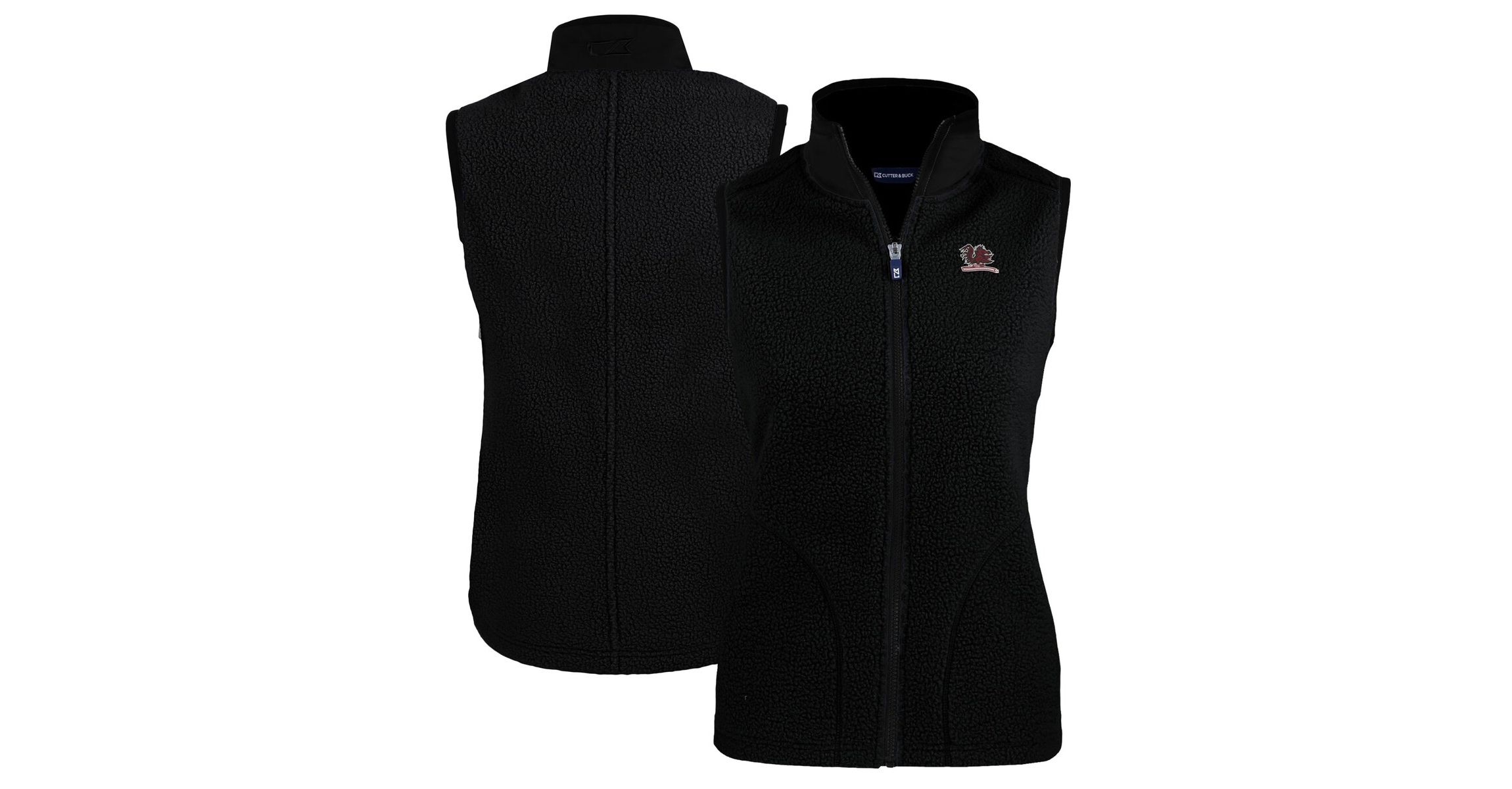 NCAA South Carolina Gamecocks Vault Cascade Eco Sherpa Fleece Vest