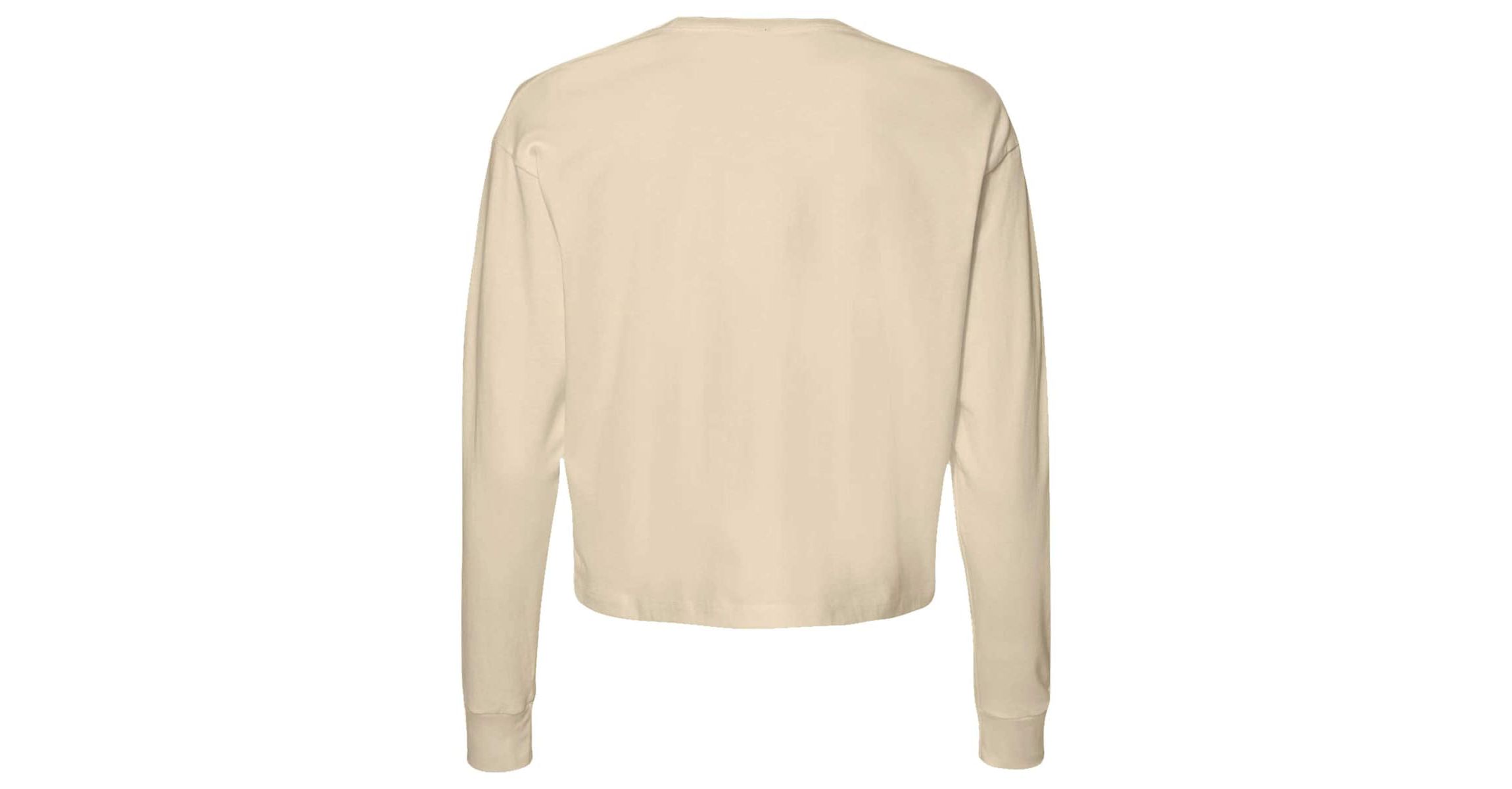 NCAA Kansas Jayhawks Basketball Cropped Long Sleeve T-Shirt