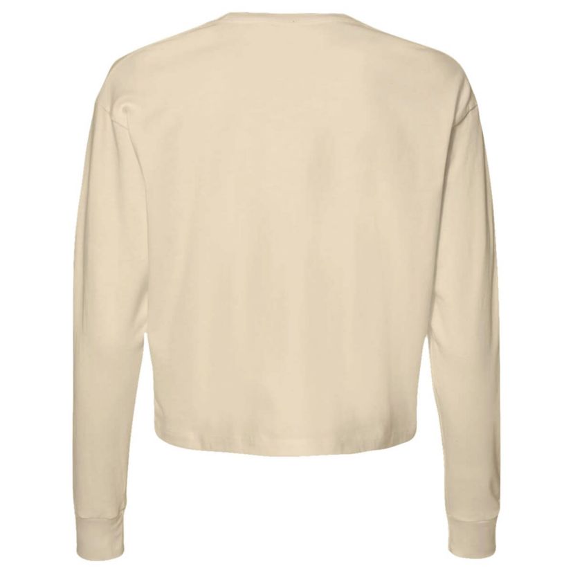 NCAA Wisconsin Badgers Basketball Cropped Long Sleeve T-Shirt