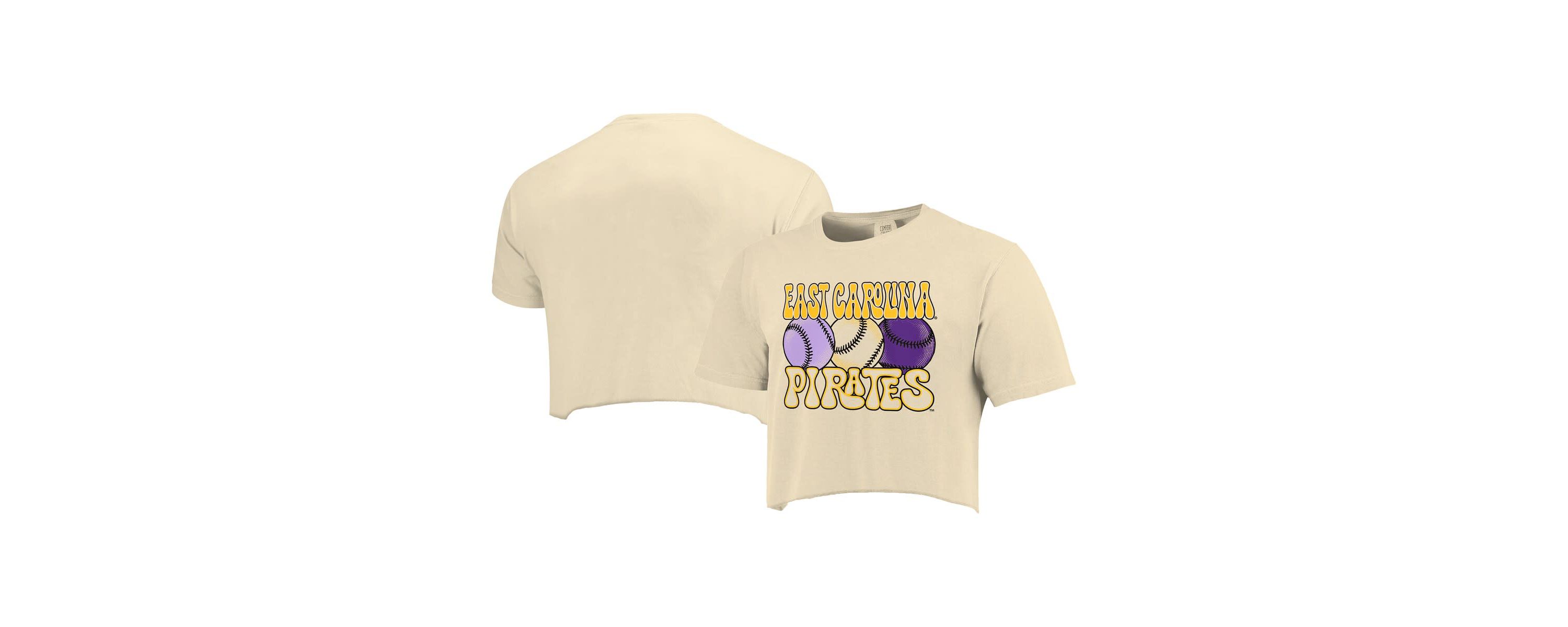 East Carolina Pirates NCAA ECU Pirates Baseball Cropped T-Shirt