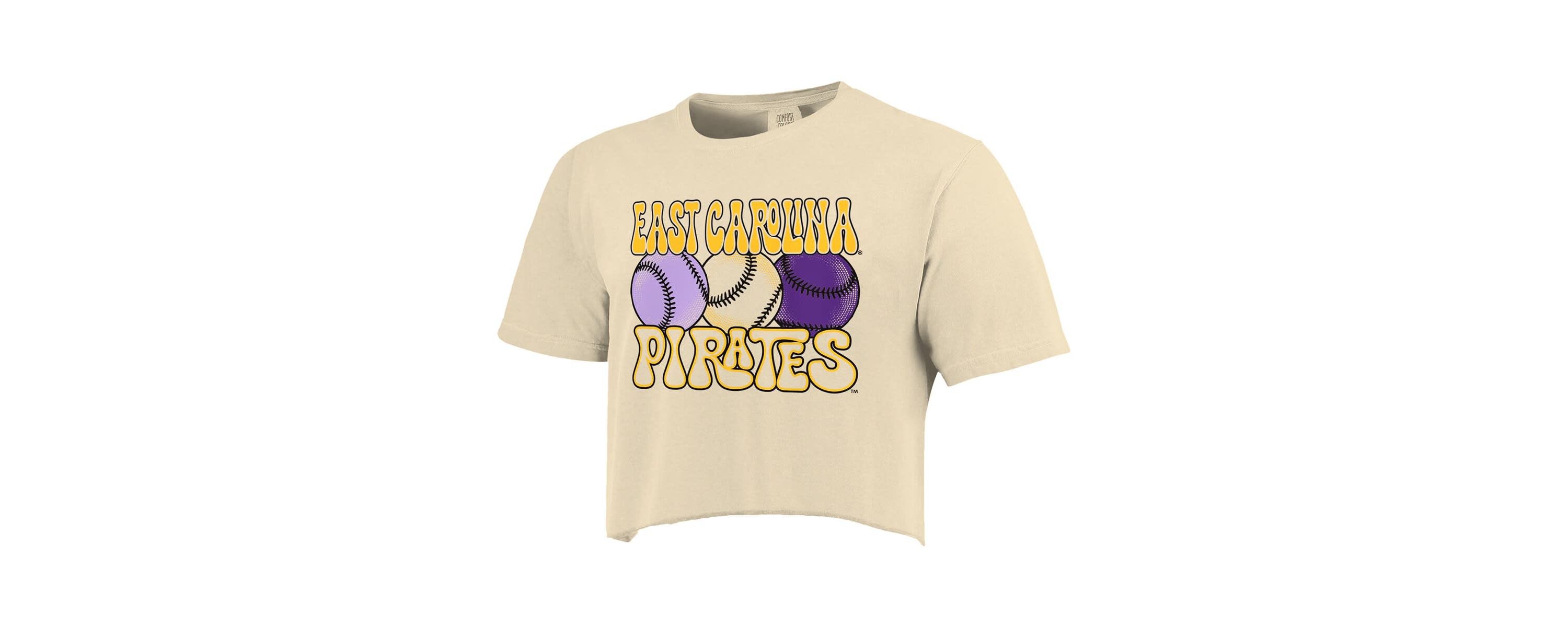 East Carolina Pirates NCAA ECU Pirates Baseball Cropped T-Shirt
