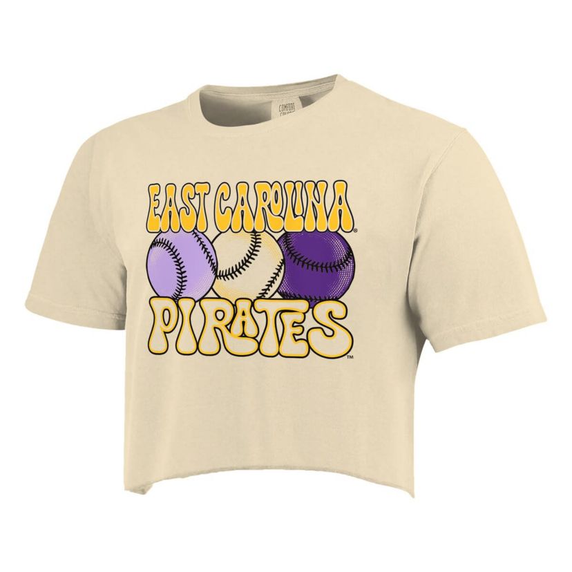 East Carolina Pirates NCAA ECU Pirates Baseball Cropped T-Shirt
