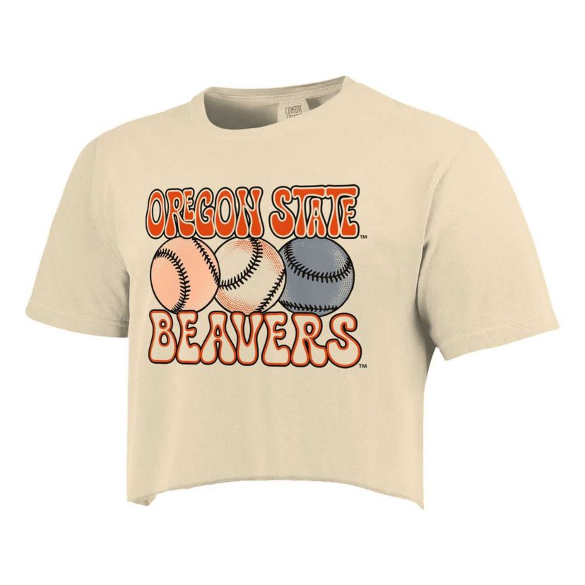 NCAA Oregon State Beavers Baseball Cropped T-Shirt