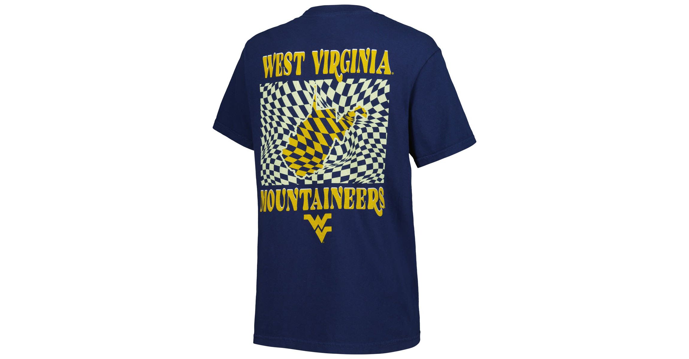 NCAA West Virginia Mountaineers Checkered Mascot T-Shirt