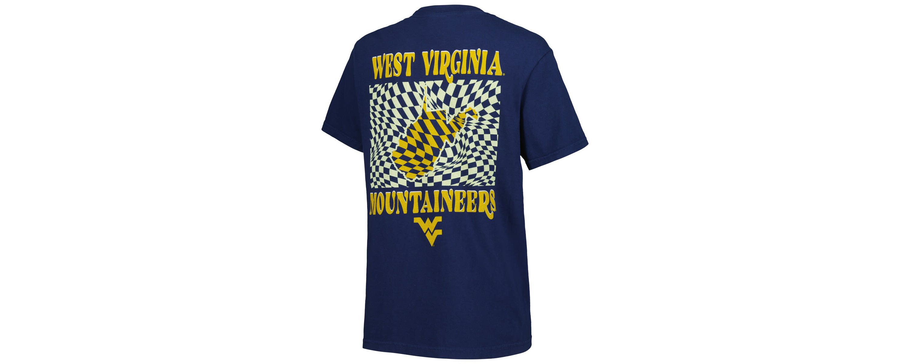 NCAA West Virginia Mountaineers Checkered Mascot T-Shirt